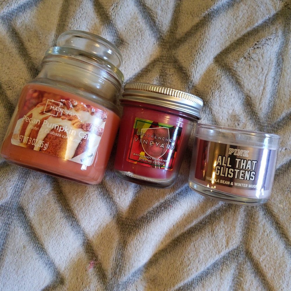 Mini Set Three Candles